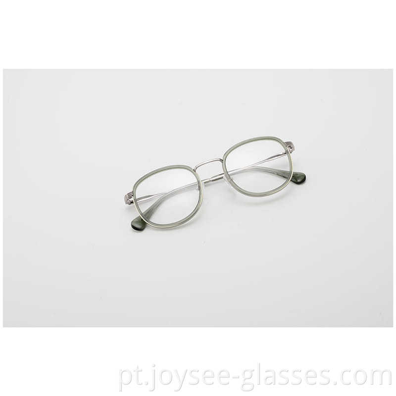 Transparent Green Glasses 8